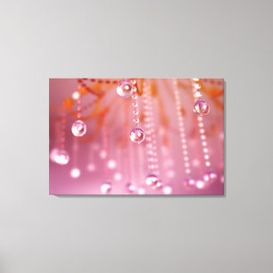 Atardecer en la impresión de lienzo de cristal