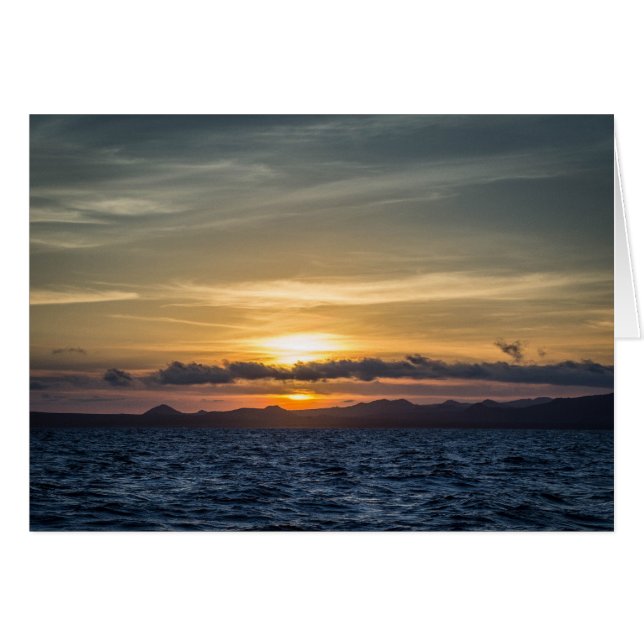 Atardecer en la isla de Bartolomé (Anverso (Horizontal))