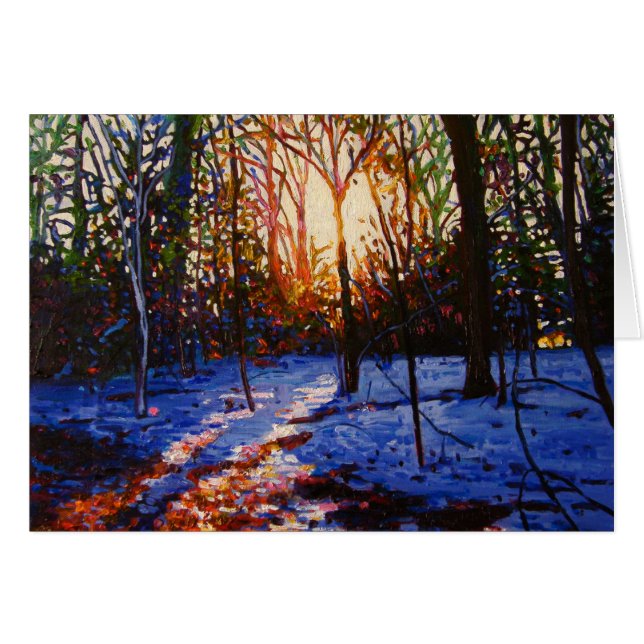Atardecer en la nieve 2010 (Anverso (Horizontal))