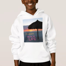 Atardecer en la playa de arena blanca de Florida