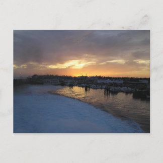 Atardecer en la postal 2 de Lanzarote