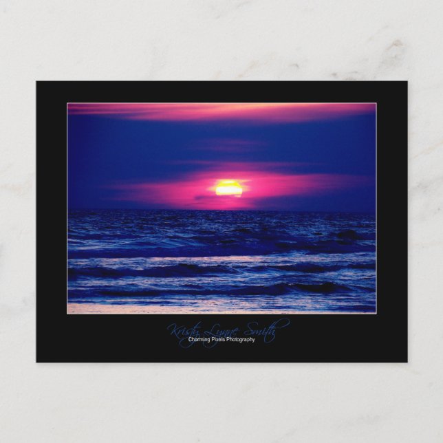 Atardecer en la postal de la Ciudad de Panamá (Anverso)