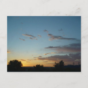Atardecer en la postal de Nuevo México