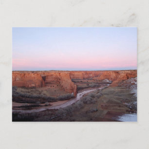 Atardecer en la postal del Cañón de Chelly