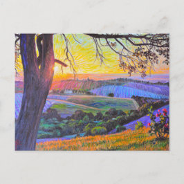 Atardecer en la postal del cañón de Peachy