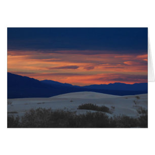 Atardecer en las dunas, en blanco dentro