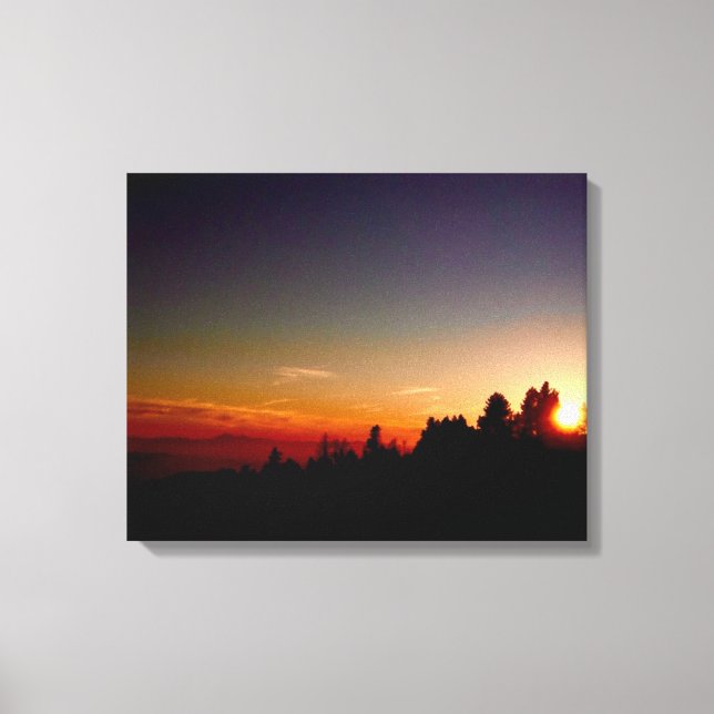 Atardecer en lienzo (Anverso)