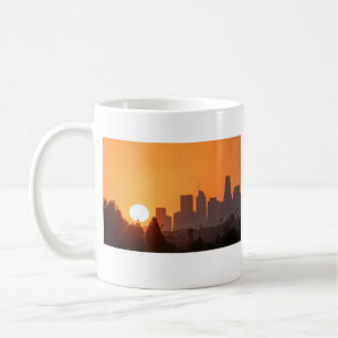 Atardecer en Los Ángeles, taza de café de Californ