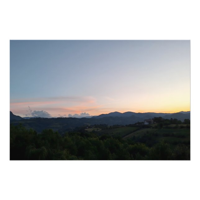 Atardecer en los Cárpatos – Fotografía de Montañas (Frente)