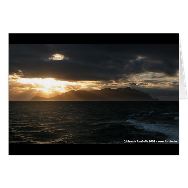 Atardecer en Marettimo (Anverso (Horizontal))