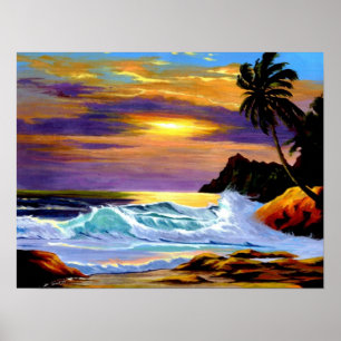 Atardecer en Posters y impresiones paraísos