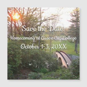 Atardecer en Rainbow Bridge en Grove City College