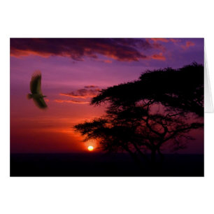 Atardecer en Serengeti, Tanzania