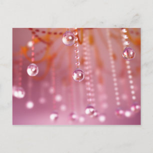 Atardecer en tarjeta postal cristalina