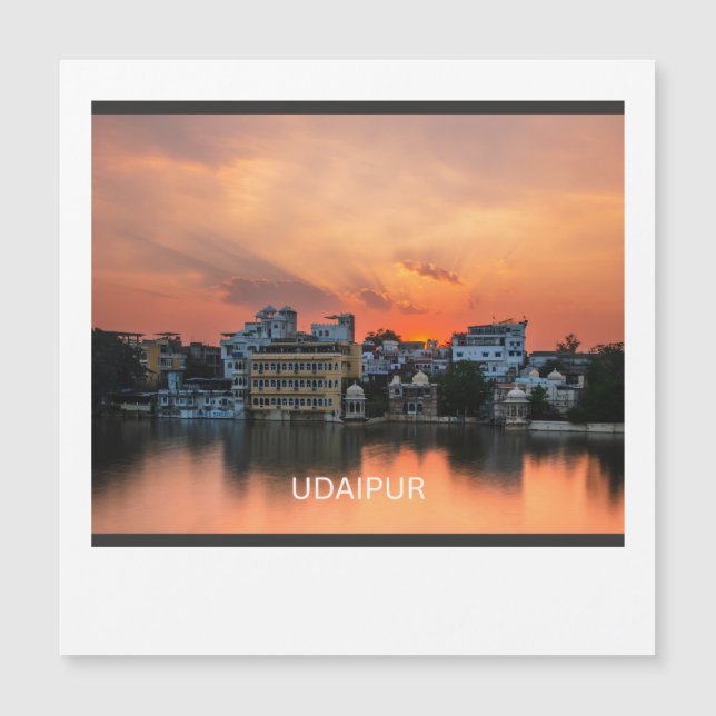 Atardecer en Udaipur (Anverso)