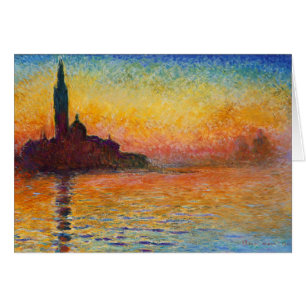 Atardecer en Venecia, Claude Monet