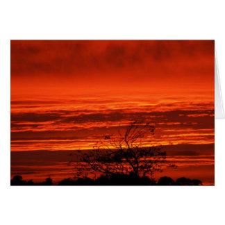 Atardecer irlandés, Cork, tarjetas de Irlanda