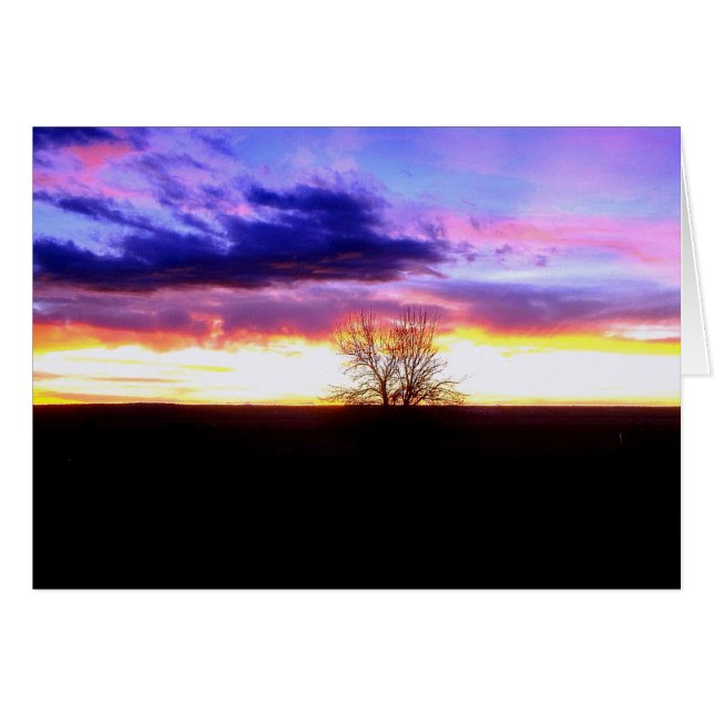 Atardecer más allá del Árbol_ (Anverso (Horizontal))
