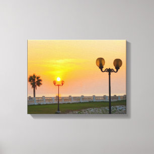 Atardecer nº 4, Impresión en lienzo de la serie At
