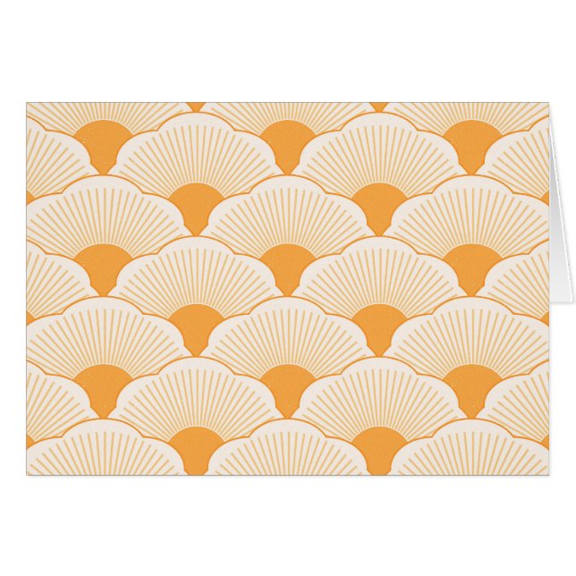 Atardecer, naranja tonal, textura de hormigón (Anverso (Horizontal))