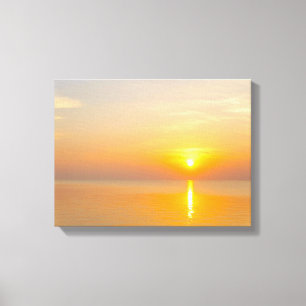 Atardecer No. 5, Impresión en lienzo de la serie A