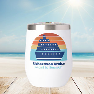 Atardecer personalizado de barco de crucero