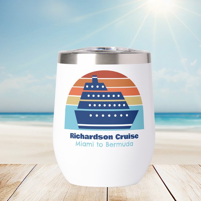Atardecer personalizado de barco de crucero (Subido por el creador)