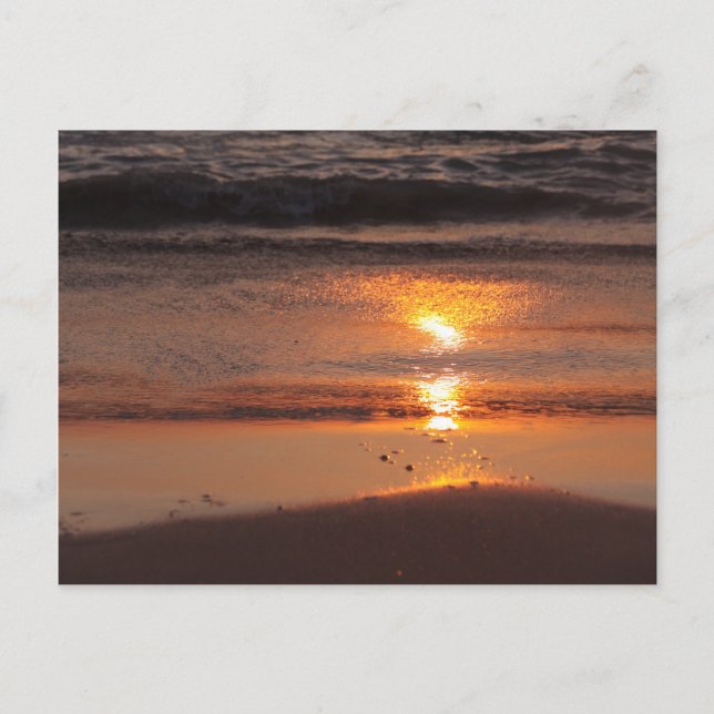 Atardecer, postal (Anverso)