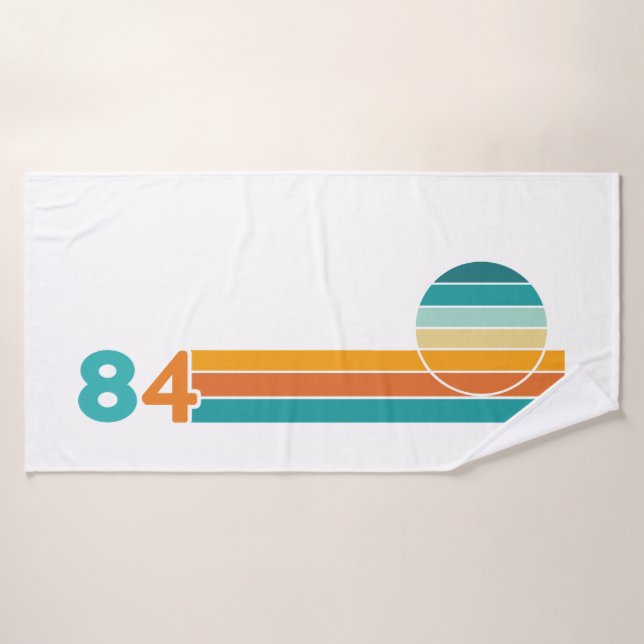 Atardecer Retro 84 (Toalla de baño)