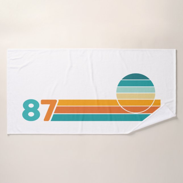 Atardecer Retro 87 (Toalla de baño)
