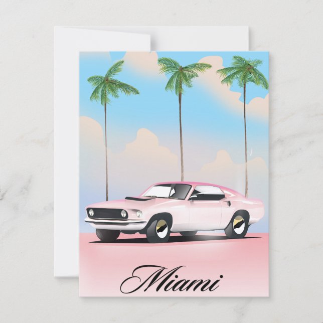 Atardecer Rosa de Miami (Anverso)