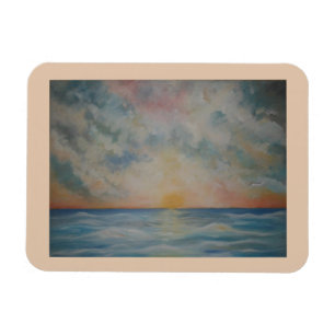 Atardecer sobre el imán Ocean Kitchen