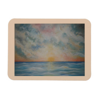 Atardecer sobre el imán Ocean Kitchen