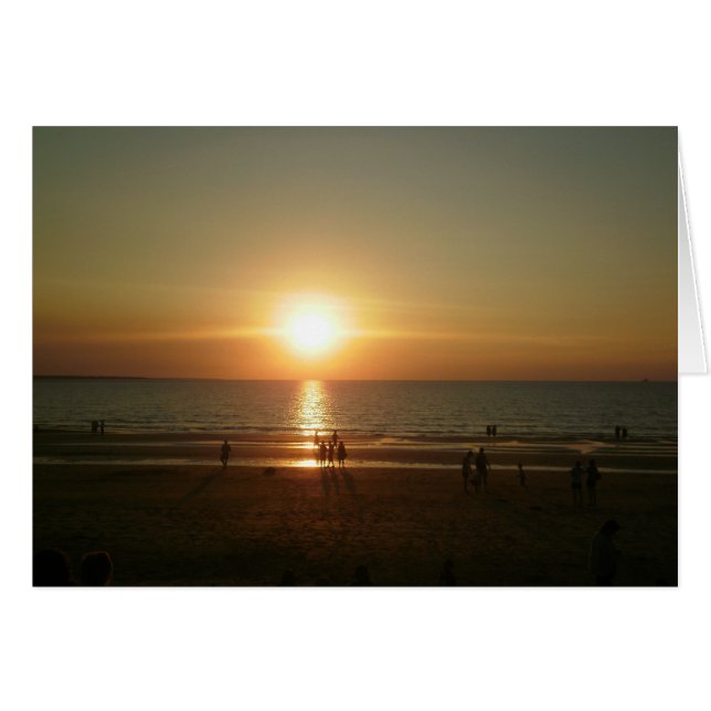 Atardecer sobre el mar (Anverso (Horizontal))