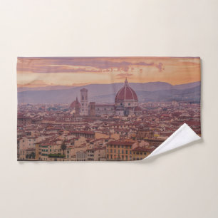 Atardecer sobre Florencia, Italia