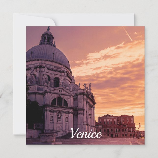 Atardecer sobre la Basílica de Venecia (Anverso)