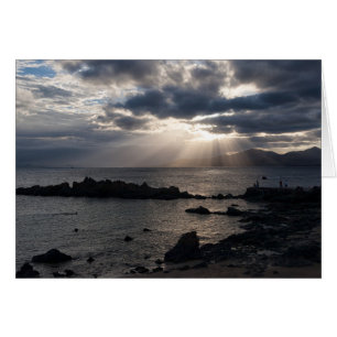 Atardecer sobre Lanzarote