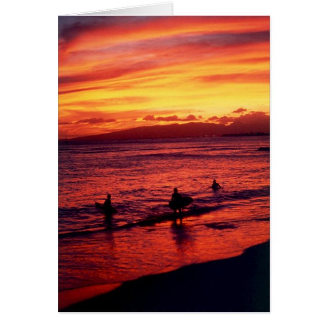 atardecer surfista (Frente)