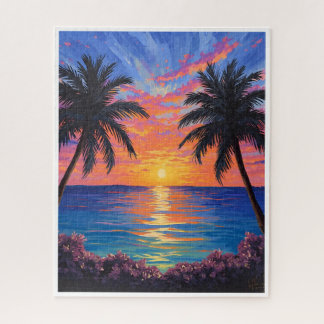 Atardecer Tropical – Rompecabezas del Océano Vibra