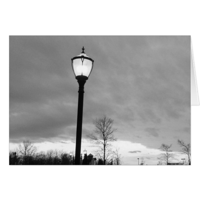 Atardecer y luz / Noir, tarjeta (Anverso (Horizontal))