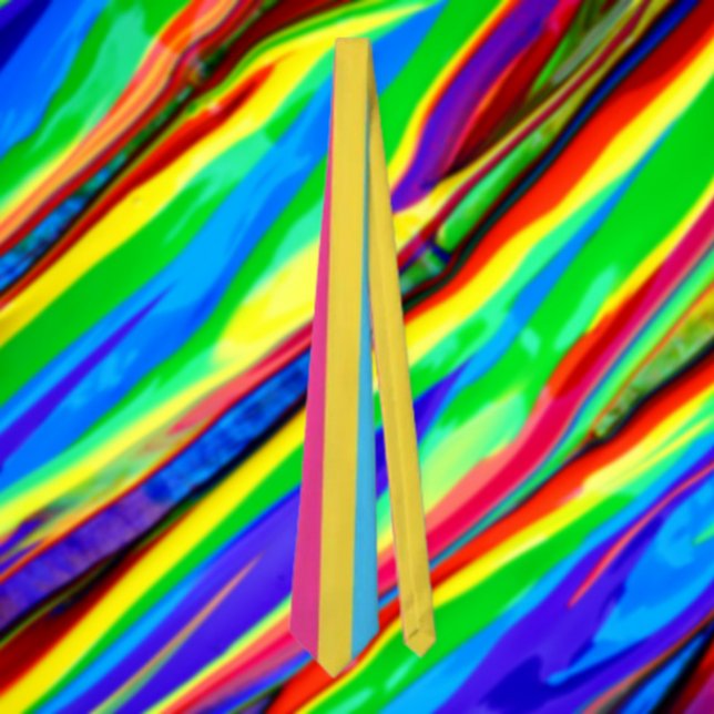 Átate con Orgullo: Corbata Pansexual (Subido por el creador)