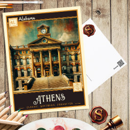 Atenas, Alabama | Postal de época