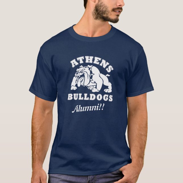 Atenas Bulldog camiseta de un ex-alumno (Anverso)
