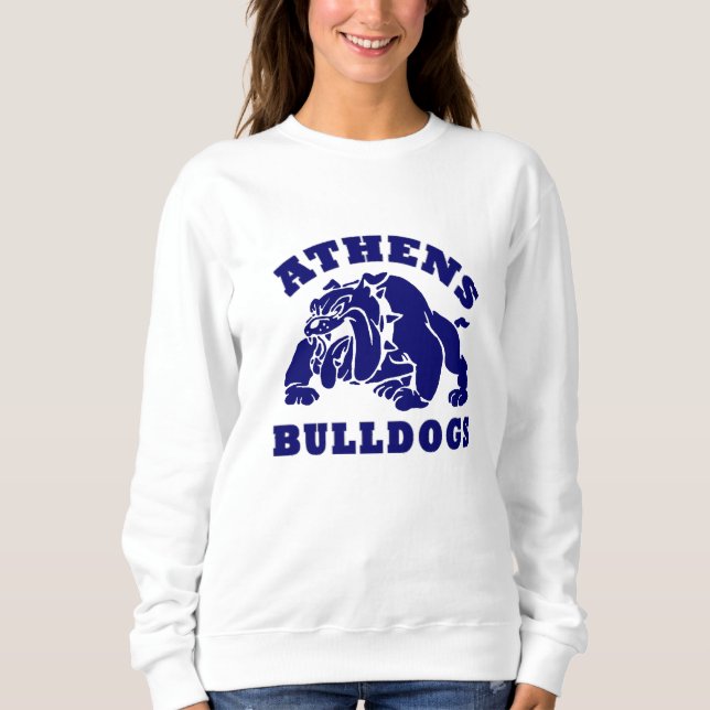 Atenas Bulldog sudadera femenina (Anverso)