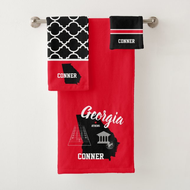 Atenas Georgia Negro y Rojo (In situ)
