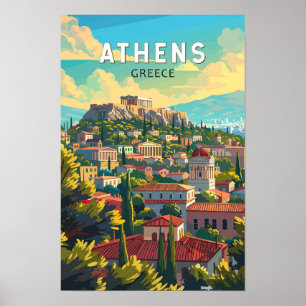 Atenas Grecia Viaje Arte Vintage