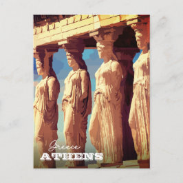 Atenas, tarjeta postal de Grecia
