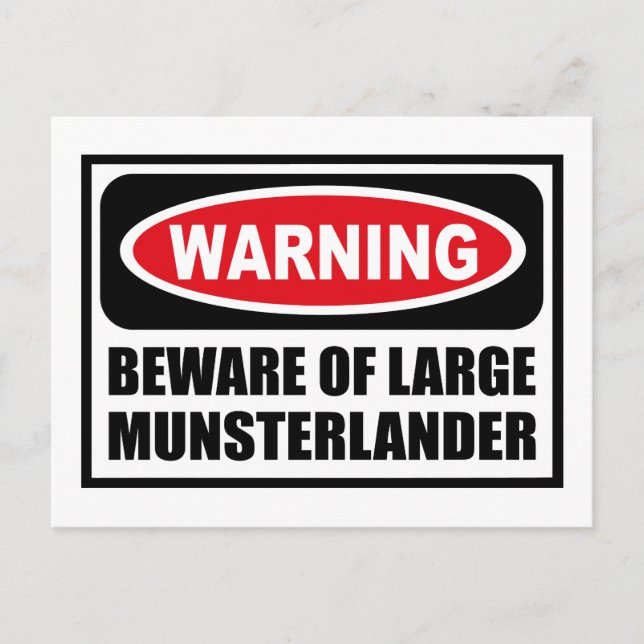 ATENCIÓN DE LA GRAN postal DE MUNSTERLANDER (Anverso)