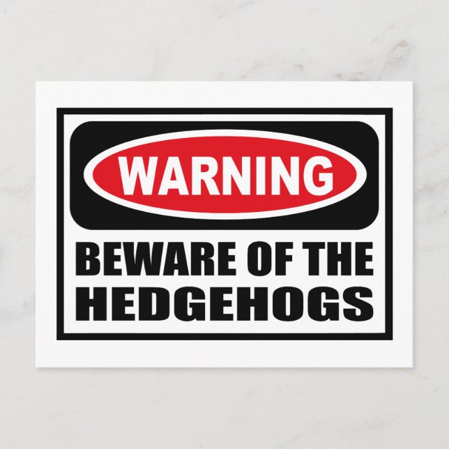 ATENCIÓN DE LA TARJETA DE HEDGEHOGS (Anverso)