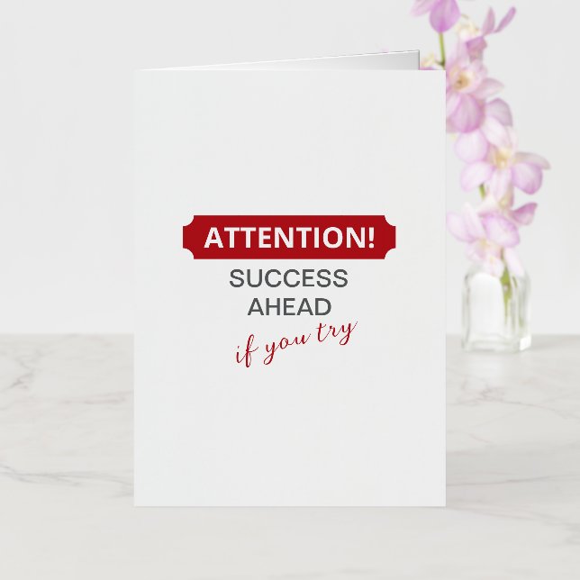 ¡Atención! Éxito En Adelante, Si Lo Intentas (Orquídea)